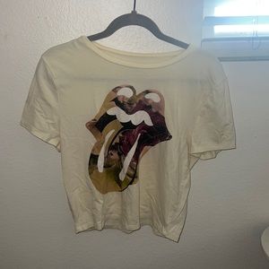 Rolling Stones T-shirt Cropped